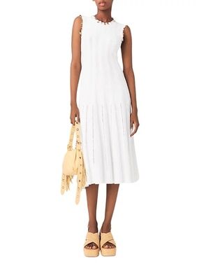 Rishell Gold Jewelry Knit Midi Dress